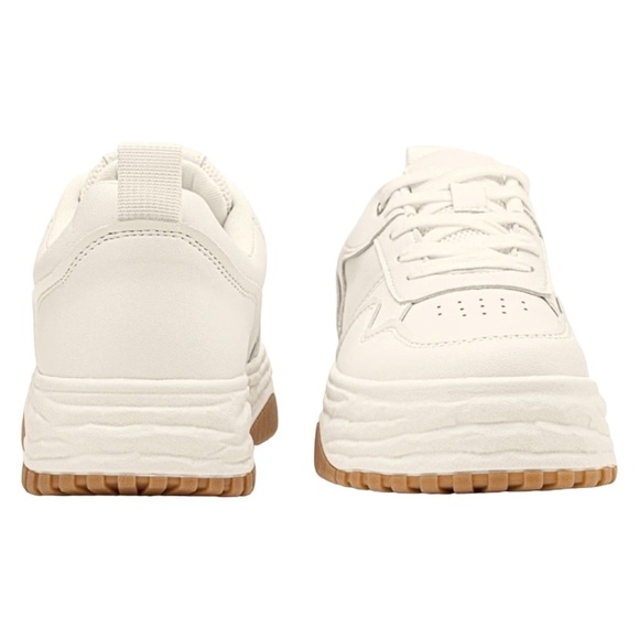 VEPOSE • Beige Classic Chunky Platform Sneakers Includes Box - Picture 3 of 6